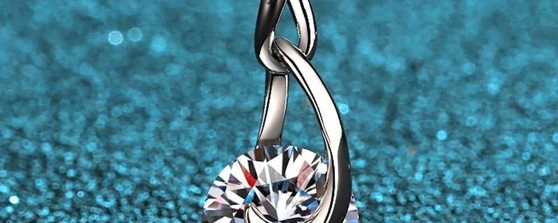 ainuoshi gra certified 2 carat moissanite diamond pendant 925 sterling silver necklace for women luxury sparkling necklaces gift (1)