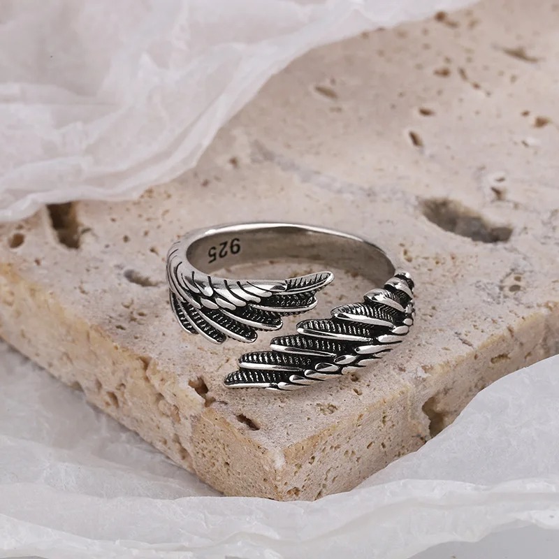 foxanry silver color rings fashion hip hop vintage (4)