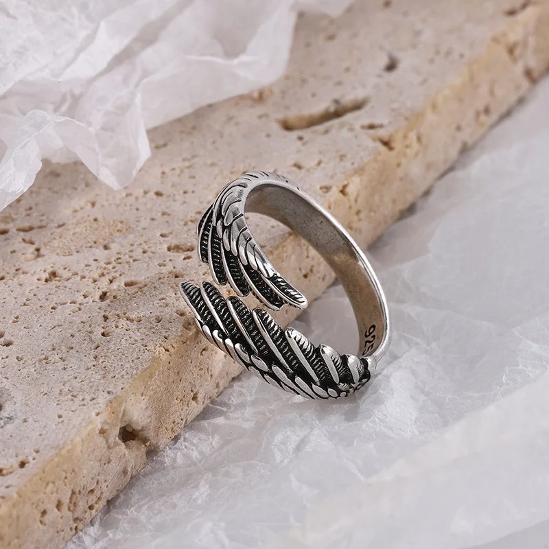 foxanry silver color rings fashion hip hop vintage (6)